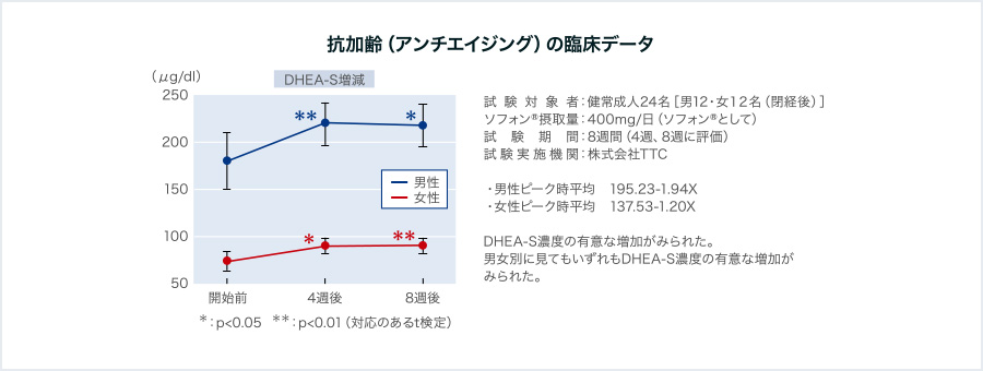 抗加齢効果(アンチエイジング)